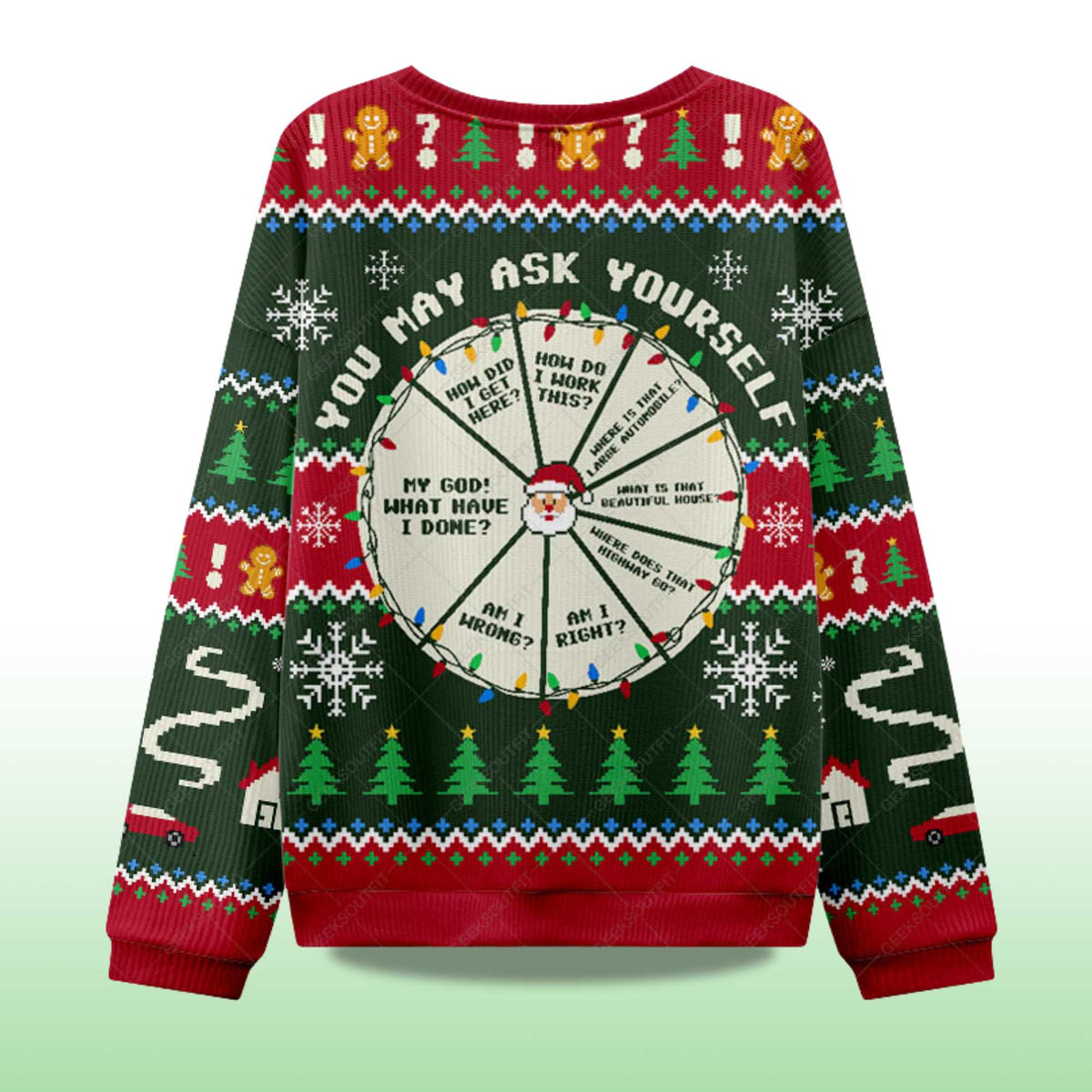 You May Ask Yourself Ugly Christmas Sweater - Holiday Gift product image 4