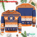Christmas Astro Baseball Personalized Ugly Christmas Sweater - Holiday Gift product image