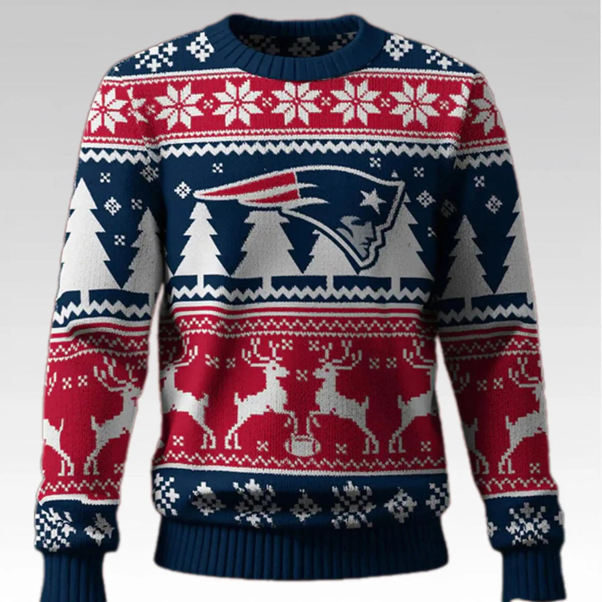 England Patriots Ugly Christmas Sweater - Holiday Gift product image