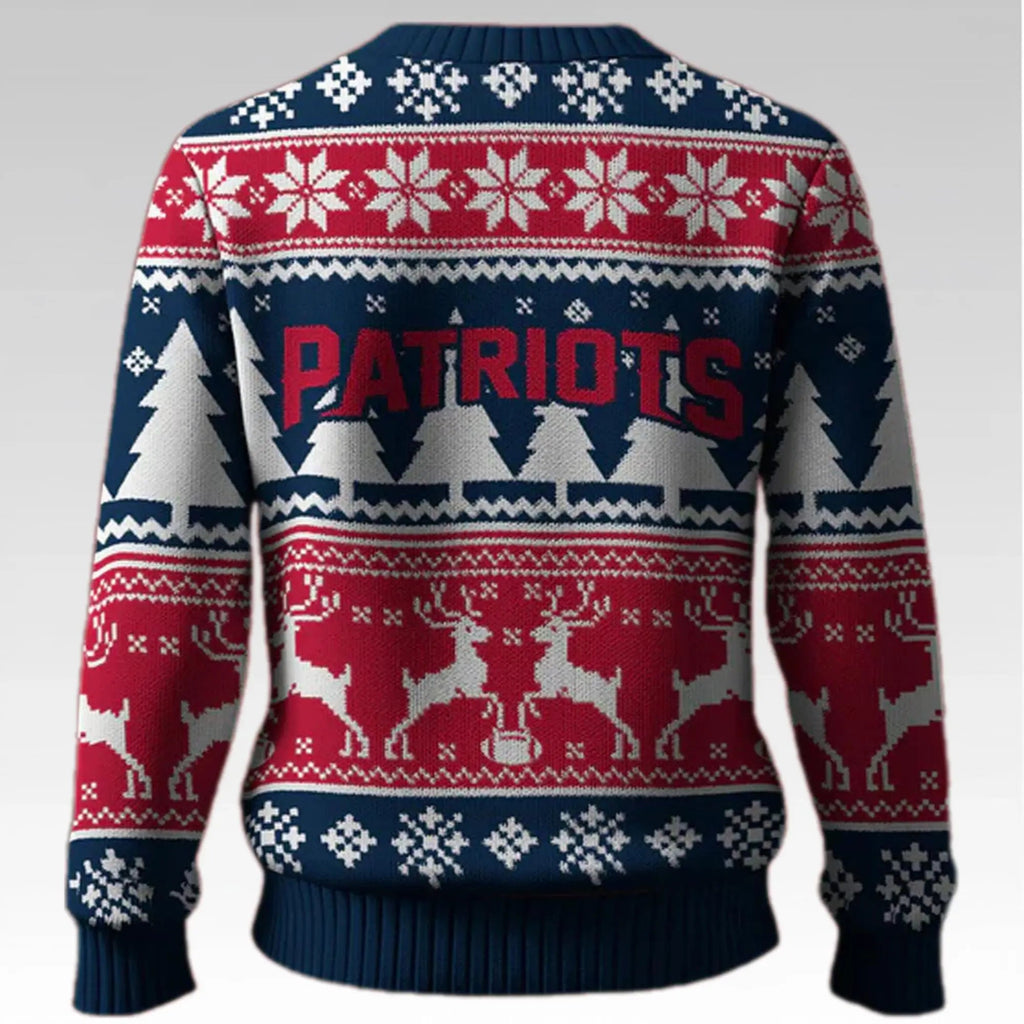 England Patriots Ugly Christmas Sweater - Holiday Gift product image 2