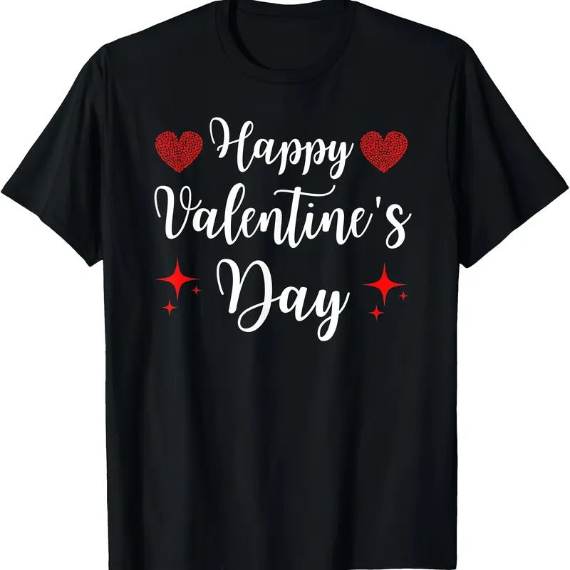 220g Cotton Printed Short Sleeved Funny Happy Heart - Adult & Kids T-Shirts, Sweatshirts & Hoodies apparel design preview 1