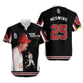 25 Mark Mcgwire St Louis Cardinals Hawaiian MLB - Adult & Kids T-Shirts, Sweatshirts & Hoodies apparel design preview 1