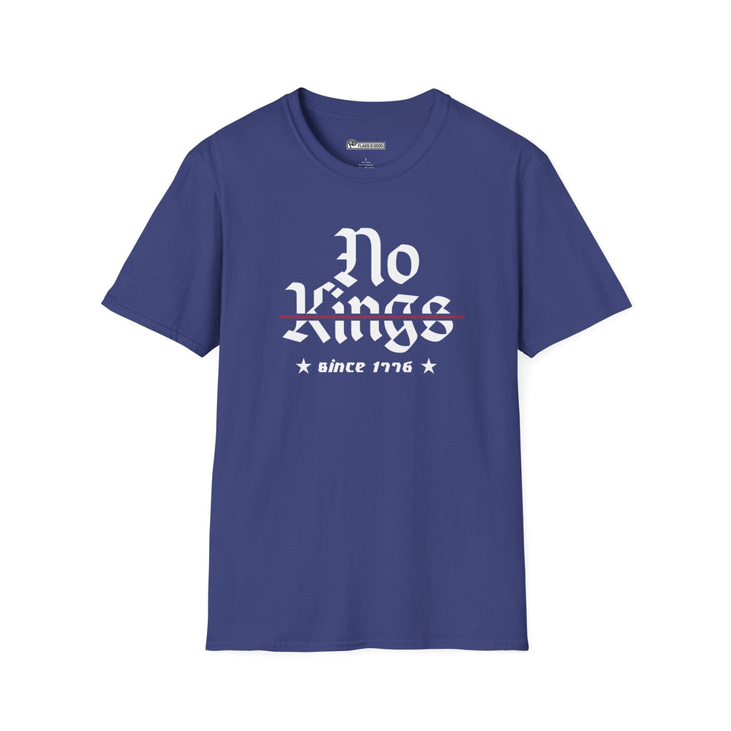 No Kings Since 1776 - Adult & Kids T-Shirts, Sweatshirts & Hoodies apparel design preview 1