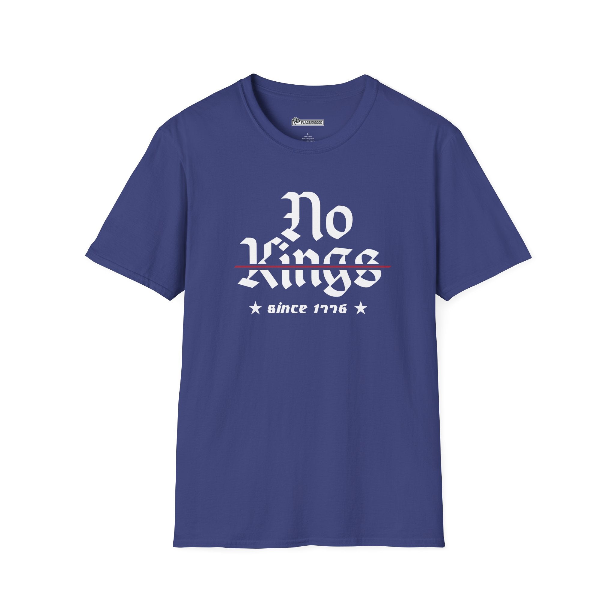 No Kings Since 1776 - Adult & Kids T-Shirts, Sweatshirts & Hoodies apparel design preview 1