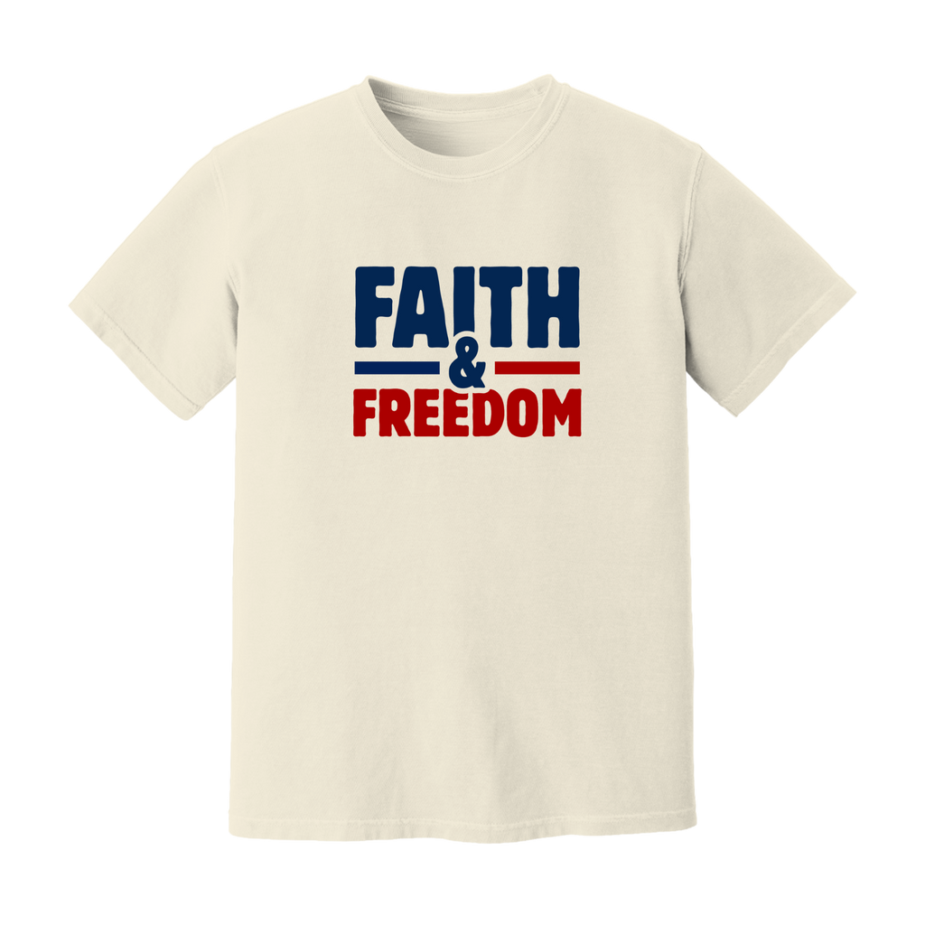 Faith Freedom - Adult & Kids T-Shirts, Sweatshirts & Hoodies apparel design preview 1