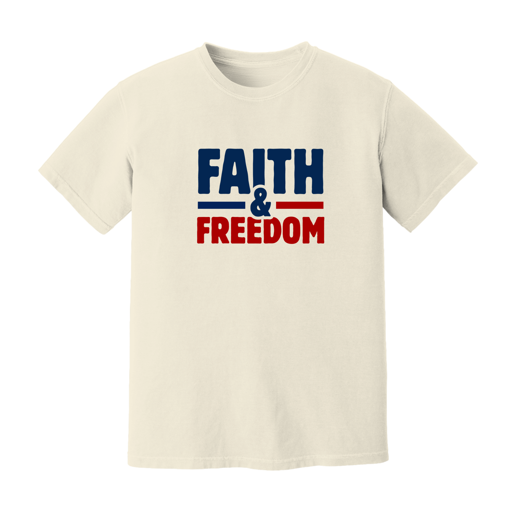 Faith Freedom - Adult & Kids T-Shirts, Sweatshirts & Hoodies apparel design preview 1