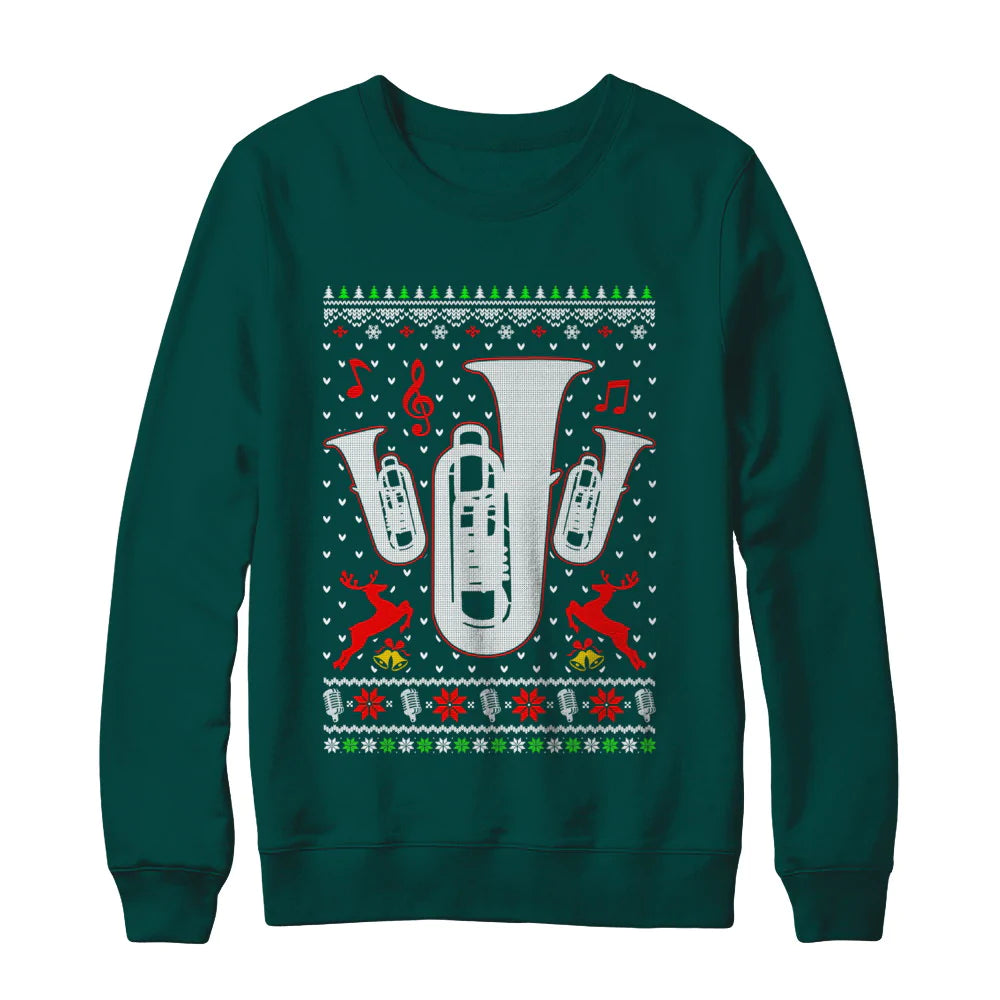 Santa tuba Christmas Sweater - Holiday Gift product image 4