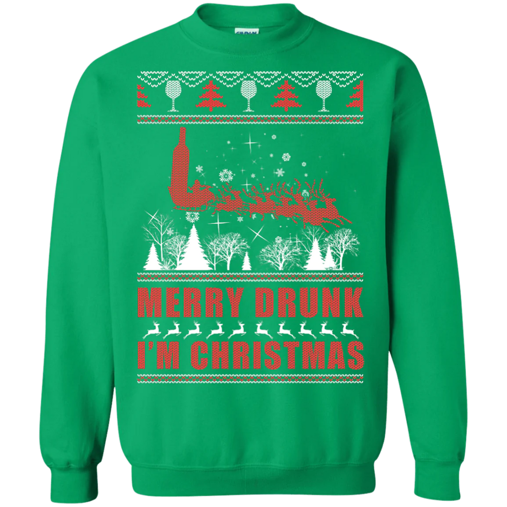 Merry drunk i’m Christmas Sweater - Holiday Gift product image 4