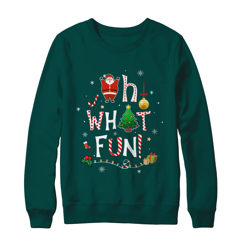 Oh what fun Christmas tree Christmas Sweater - Holiday Gift product image 4