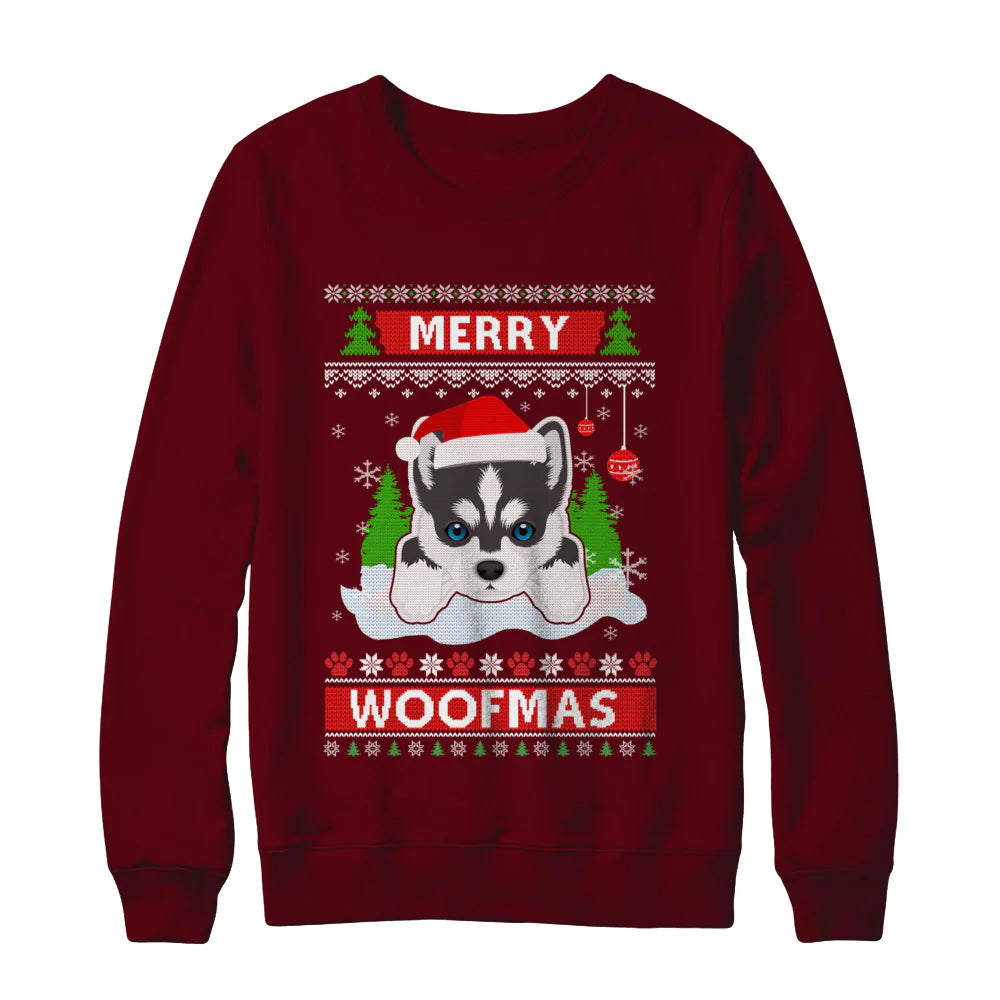 Siberian husky merry woofmas Christmas Sweater - Holiday Gift product image 4