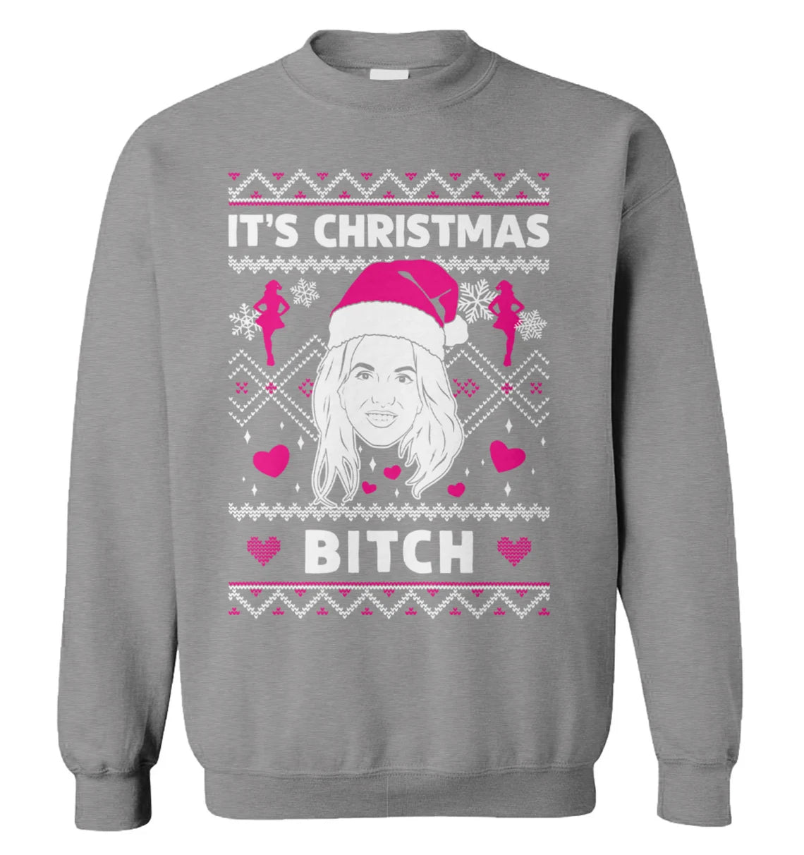 Britney it’s Christmas b*tch Christmas Sweater - Holiday Gift product image 4