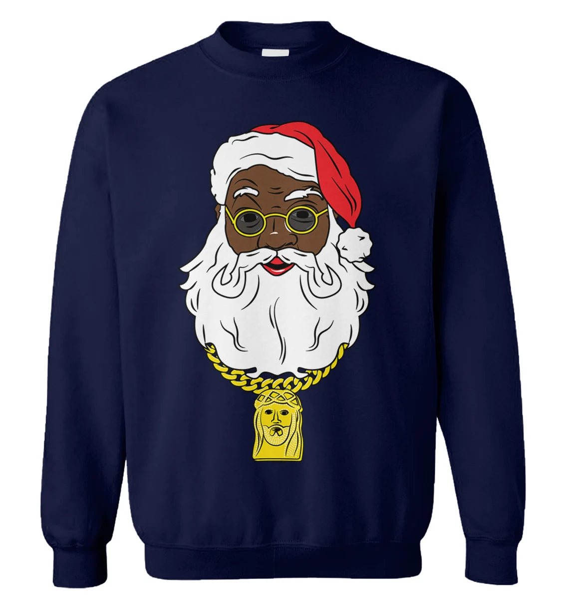 Black Santa Christmas Sweater - Holiday Gift product image 4