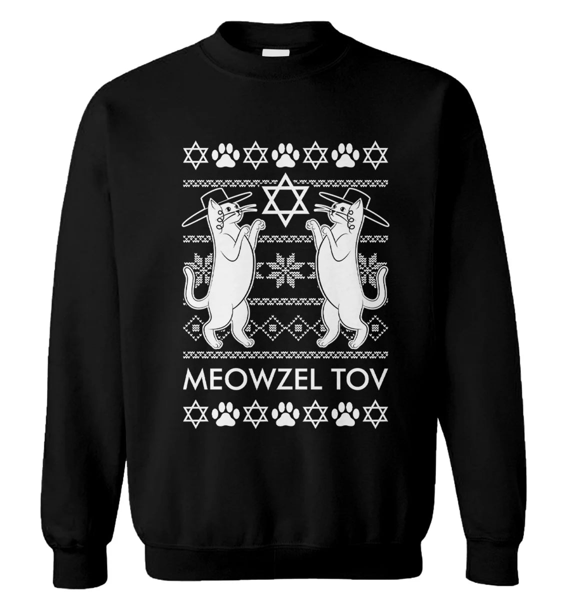 Meowzel Tov cats Christmas Sweater - Holiday Gift product image 4