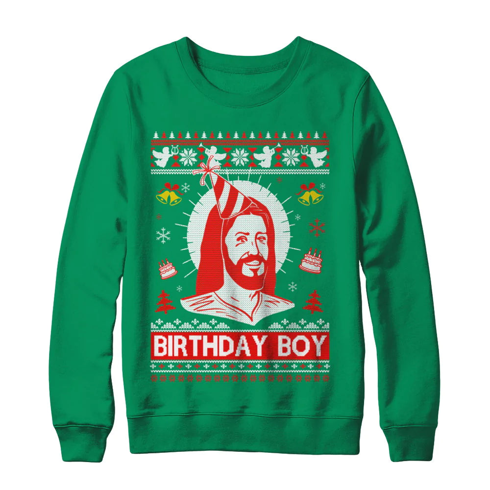 Jesus birthday boy Christmas Sweater - Holiday Gift product image 4