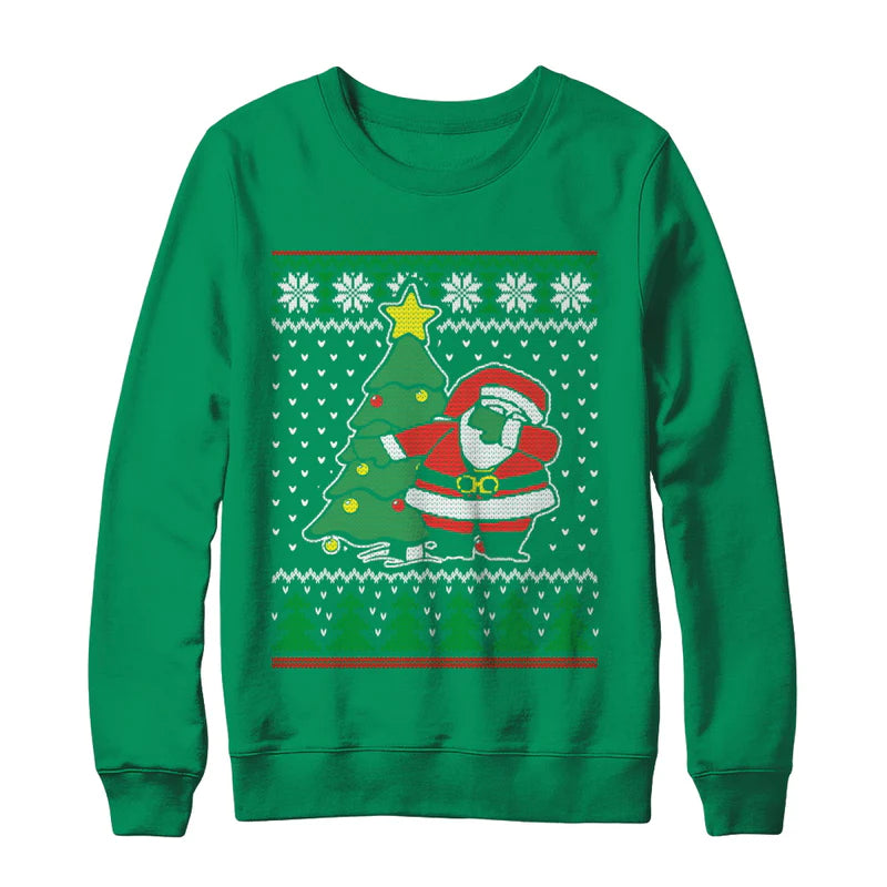 Dabbing santa Ugly Christmas Sweater - Holiday Gift product image 4