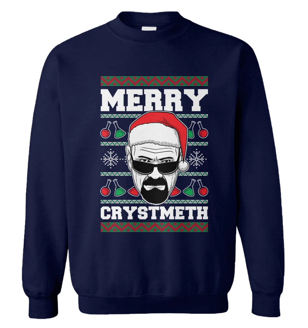 Walter White merry crystmeth Christmas Sweater - Holiday Gift product image 4