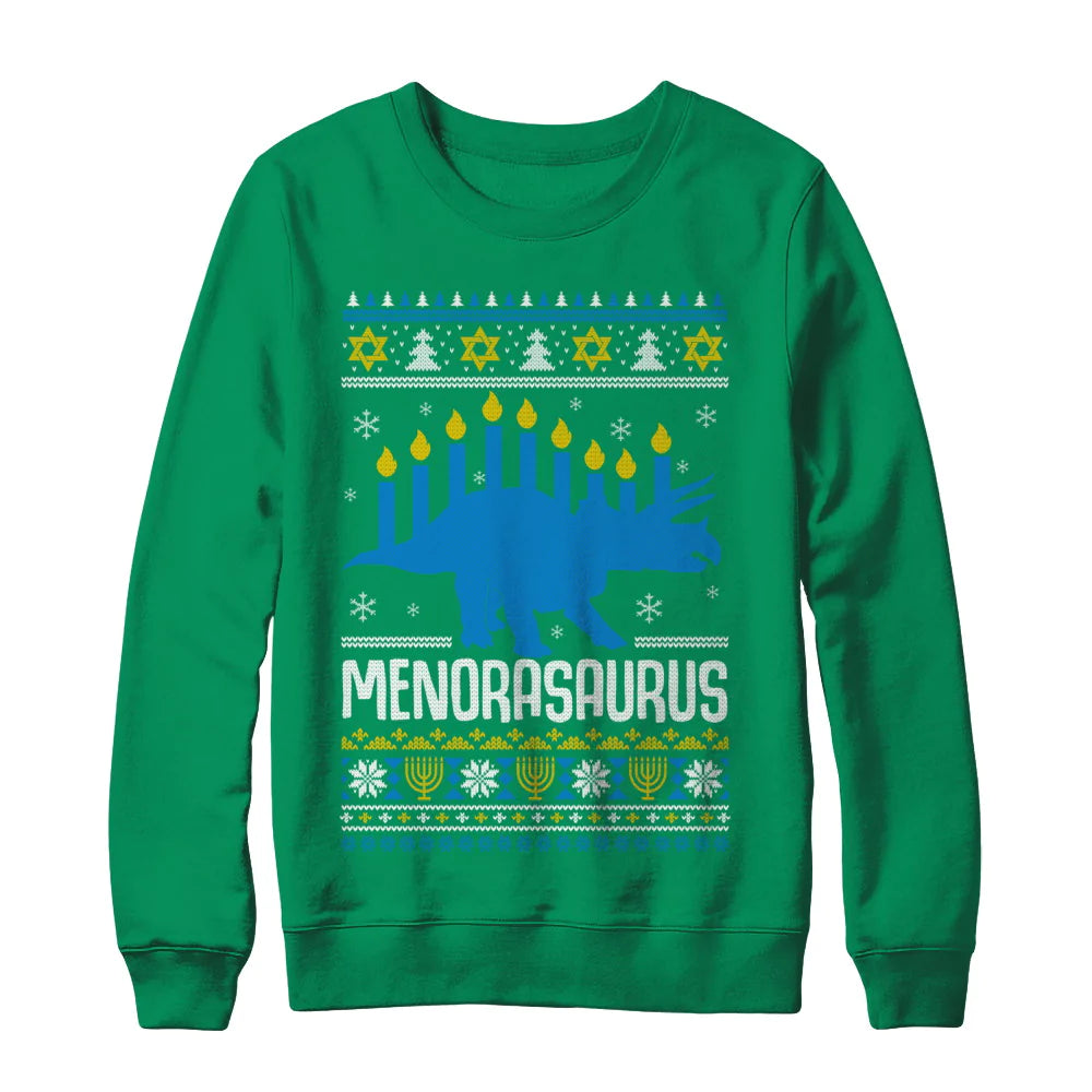 Dinosaur menorasaurus Christmas Sweater - Holiday Gift product image 4
