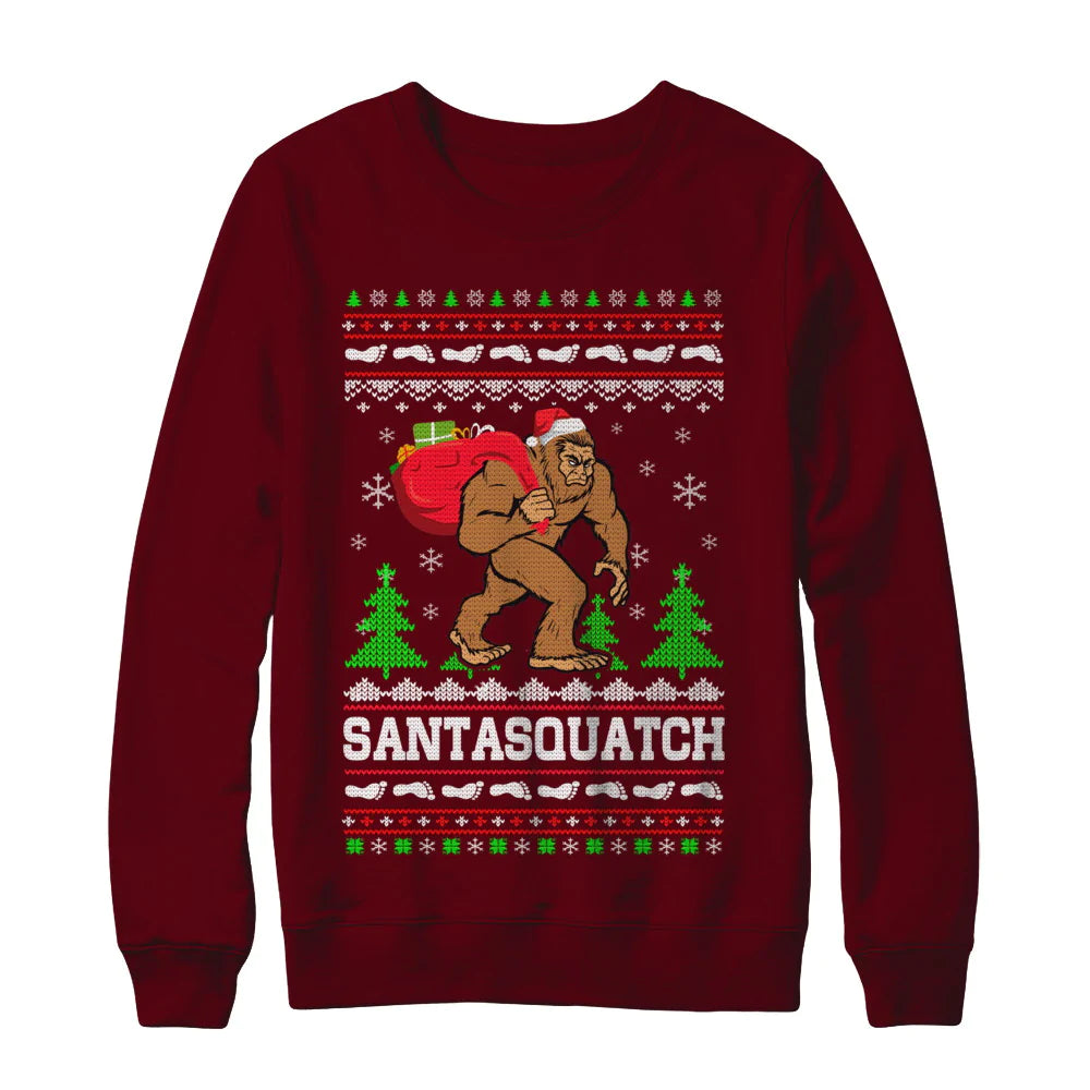 Santasquatch bigfoot Christmas Sweater - Holiday Gift product image 4