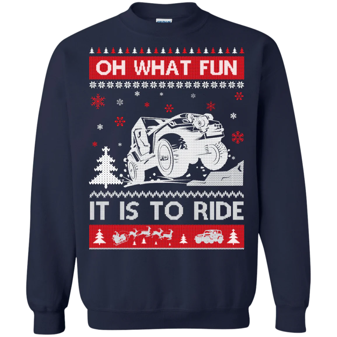 Oh what fun it is to ride Christmas Sweater - Holiday Gift product image 4