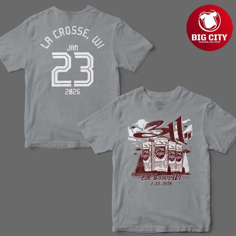 311 Band La Crosse Wisconsin 2026 Event At Center On - Adult & Kids T-Shirts, Sweatshirts & Hoodies apparel design preview 1