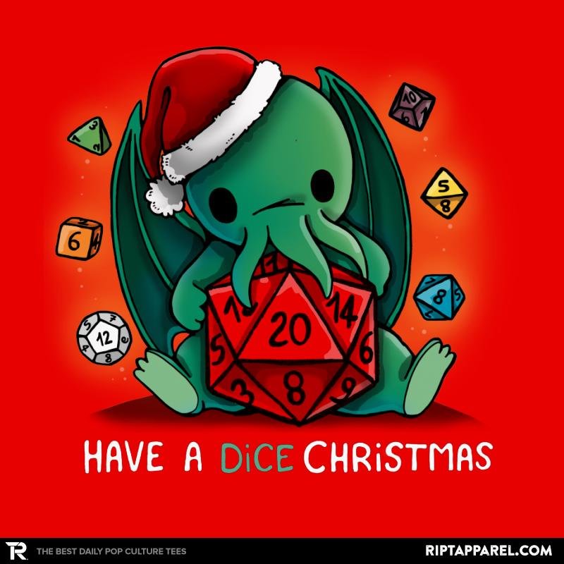 Have a Dice Christmas - Adult & Kids T-Shirts, Sweatshirts & Hoodies apparel design preview 1