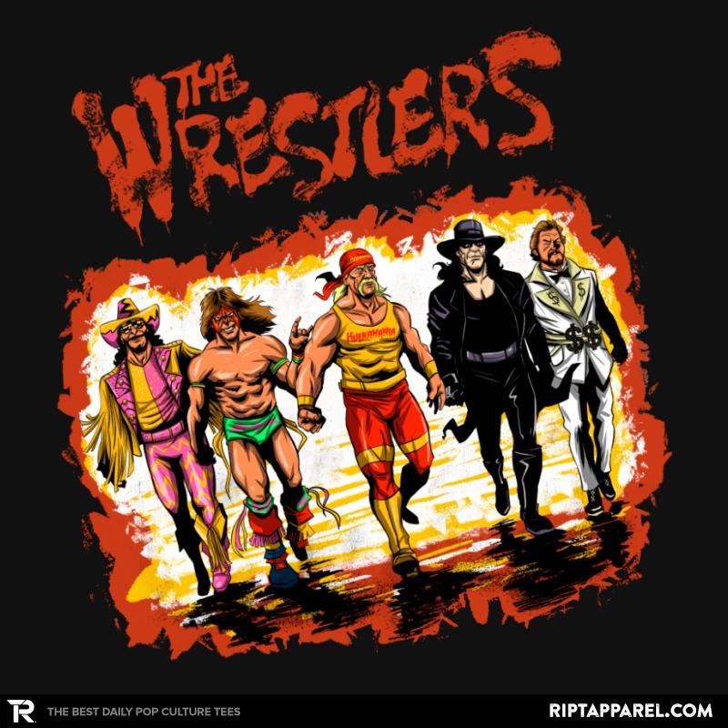 The Wrestlers - Adult & Kids T-Shirts, Sweatshirts & Hoodies apparel design preview 1