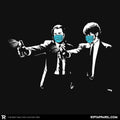 Covid Fiction Spray - Adult & Kids T-Shirts, Sweatshirts & Hoodies apparel design preview 1
