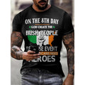 3D IRISH PEOPLE Print Short Sleeve Crew Neck Summer - Adult & Kids T-Shirts, Sweatshirts & Hoodies apparel design preview 1