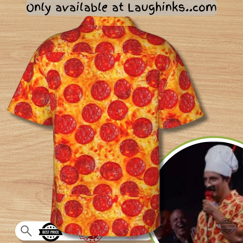 3D Pizza Pepperoni Tony Comedy Hawaiian - Adult & Kids T-Shirts, Sweatshirts & Hoodies apparel design preview 1