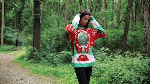 Interactive 3D Mirror "Ugliest Award" 3D Ugly Christmas Sweater - Holiday Gift product image 2