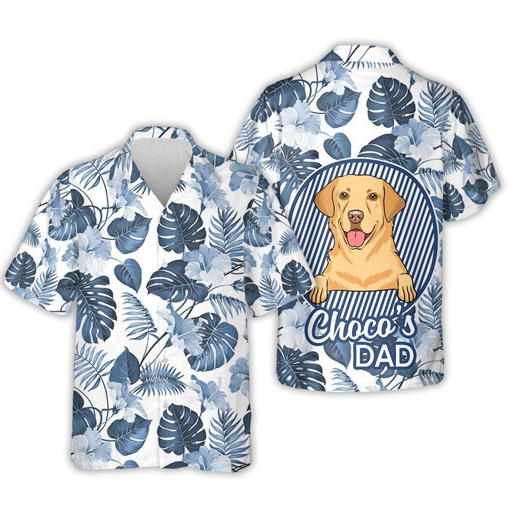 Dog Dad Hawaiian Personalized Custom - Adult & Kids T-Shirts, Sweatshirts & Hoodies apparel design preview 1