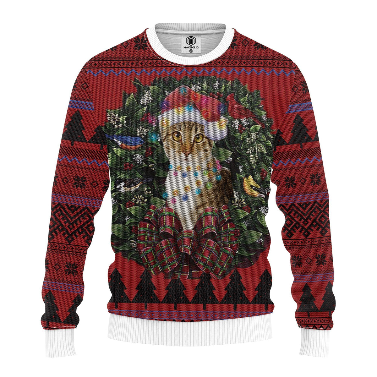 Bengal Cat Mc 3D Ugly Christmas Sweater - Holiday Gift product image