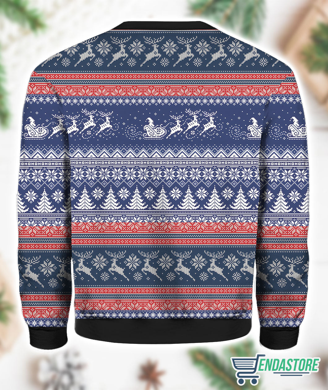 Ain’t No Laws When You’re Drinking With Claus 3D Ugly Christmas Sweater - Holiday Gift product image 4
