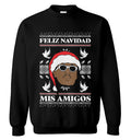 Feliz Navidad mis amigos Christmas Sweater - Holiday Gift product image