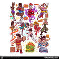 Sweet Fighters - Adult & Kids T-Shirts, Sweatshirts & Hoodies apparel design preview 1