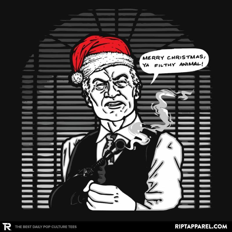 Merry Christmas, Ya Filthy Animal! - Adult & Kids T-Shirts, Sweatshirts & Hoodies apparel design preview 1