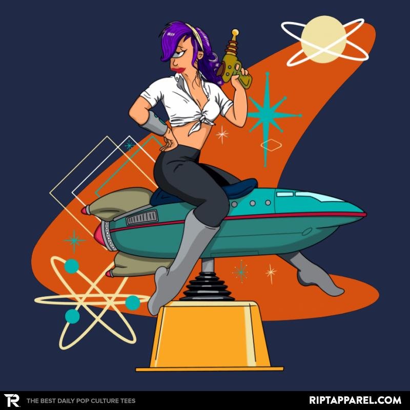 Vintage Future Pin Up - Adult & Kids T-Shirts, Sweatshirts & Hoodies apparel design preview 1