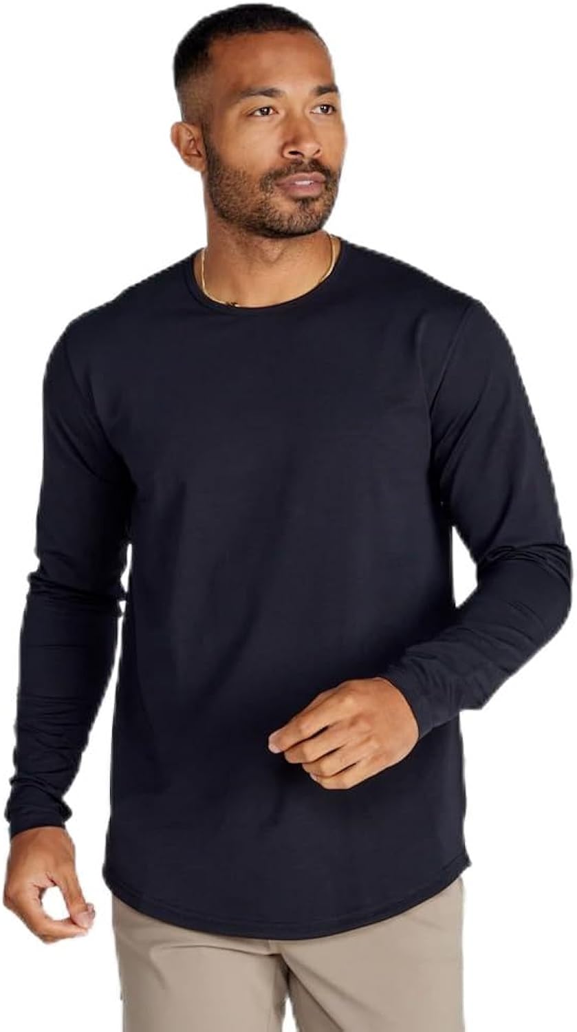Men's Drop-Cut Plain Crewneck for Men Soft Polyester, - Adult & Kids T-Shirts, Sweatshirts & Hoodies apparel design preview 1