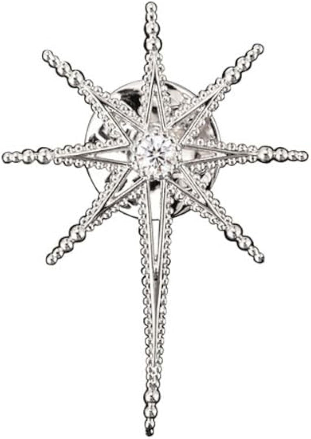 Creative Octagram Star Brooch Pin Eight Awn Snowflake - Adult & Kids T-Shirts, Sweatshirts & Hoodies apparel design preview 1