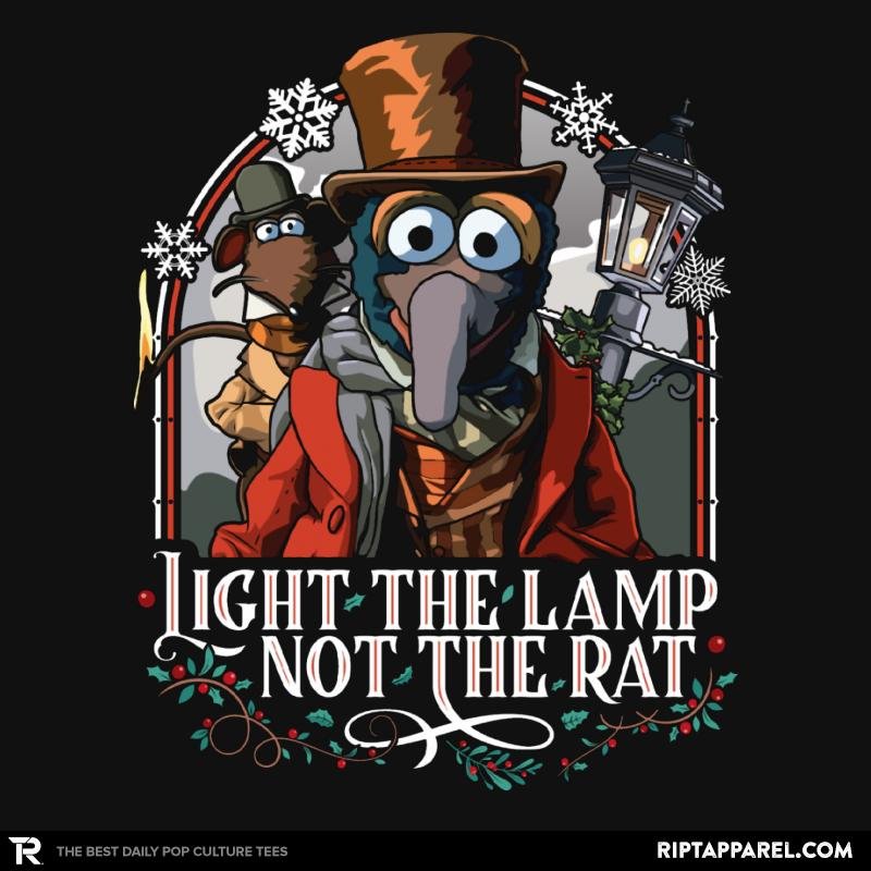 Light the Lamp not Rat - Adult & Kids T-Shirts, Sweatshirts & Hoodies apparel design preview 1