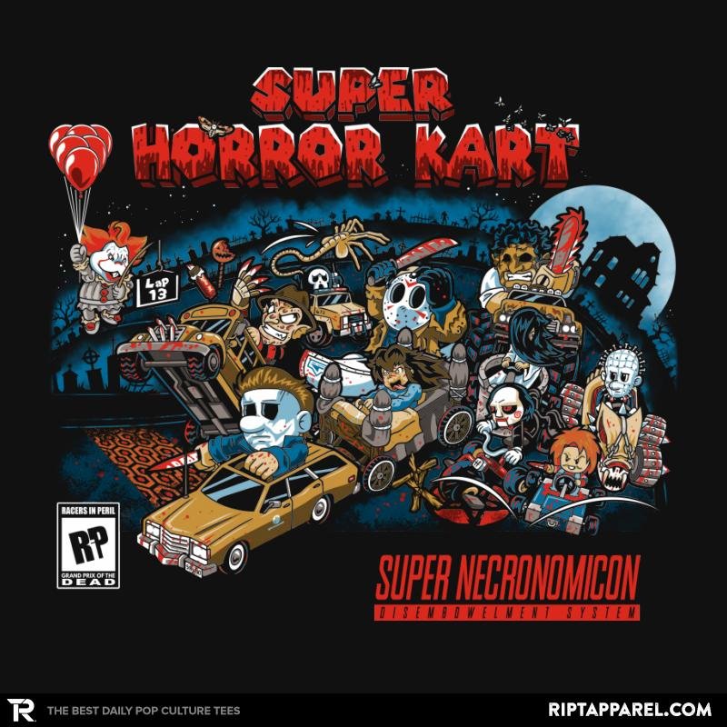 Horrific Kart - Adult & Kids T-Shirts, Sweatshirts & Hoodies apparel design preview 1