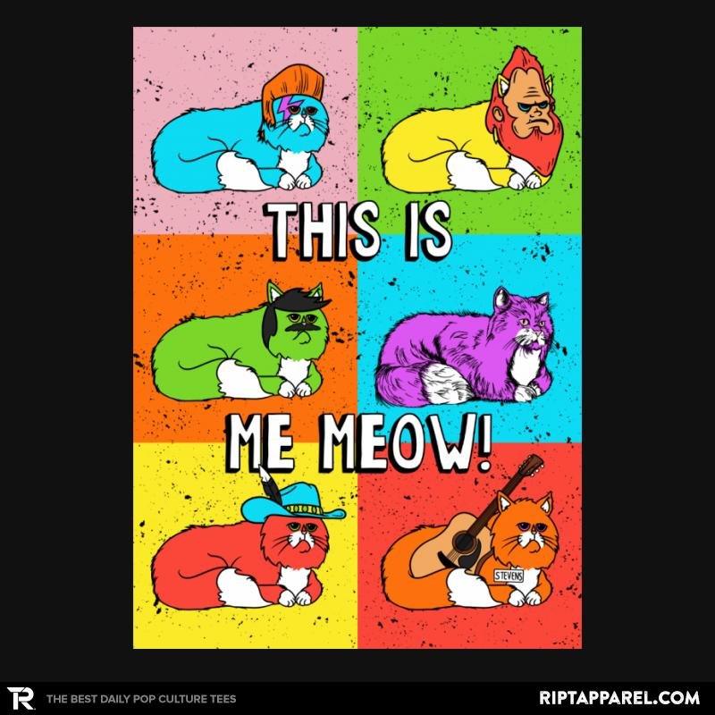 This Is Me Meow - Adult & Kids T-Shirts, Sweatshirts & Hoodies apparel design preview 1