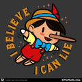 I Believe Can Lie - Adult & Kids T-Shirts, Sweatshirts & Hoodies apparel design preview 1