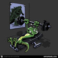 Training for Kaiju - Adult & Kids T-Shirts, Sweatshirts & Hoodies apparel design preview 1