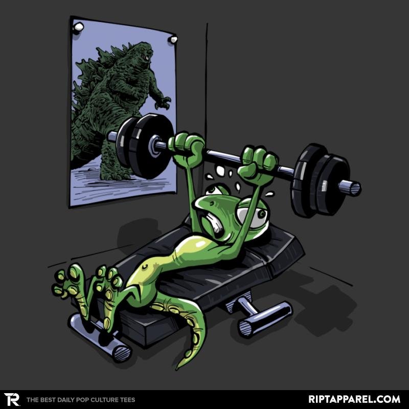 Training for Kaiju - Adult & Kids T-Shirts, Sweatshirts & Hoodies apparel design preview 1