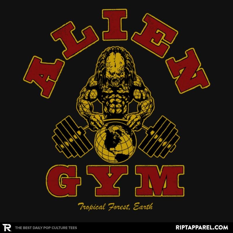 Alien Gym - Adult & Kids T-Shirts, Sweatshirts & Hoodies apparel design preview 1