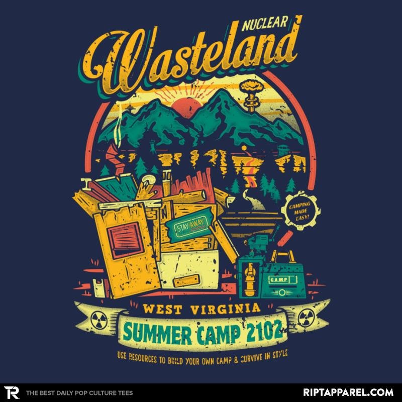 Nuclear Summer Camp - Adult & Kids T-Shirts, Sweatshirts & Hoodies apparel design preview 1
