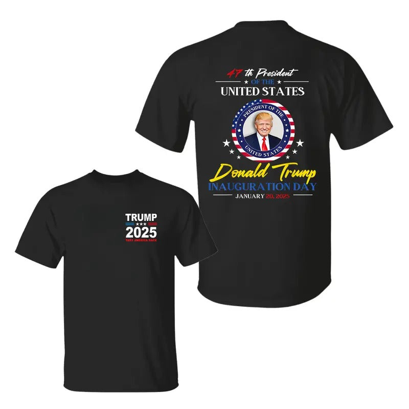 47th President United States Trum 45 47 Inauguration - Adult & Kids T-Shirts, Sweatshirts & Hoodies apparel design preview 1