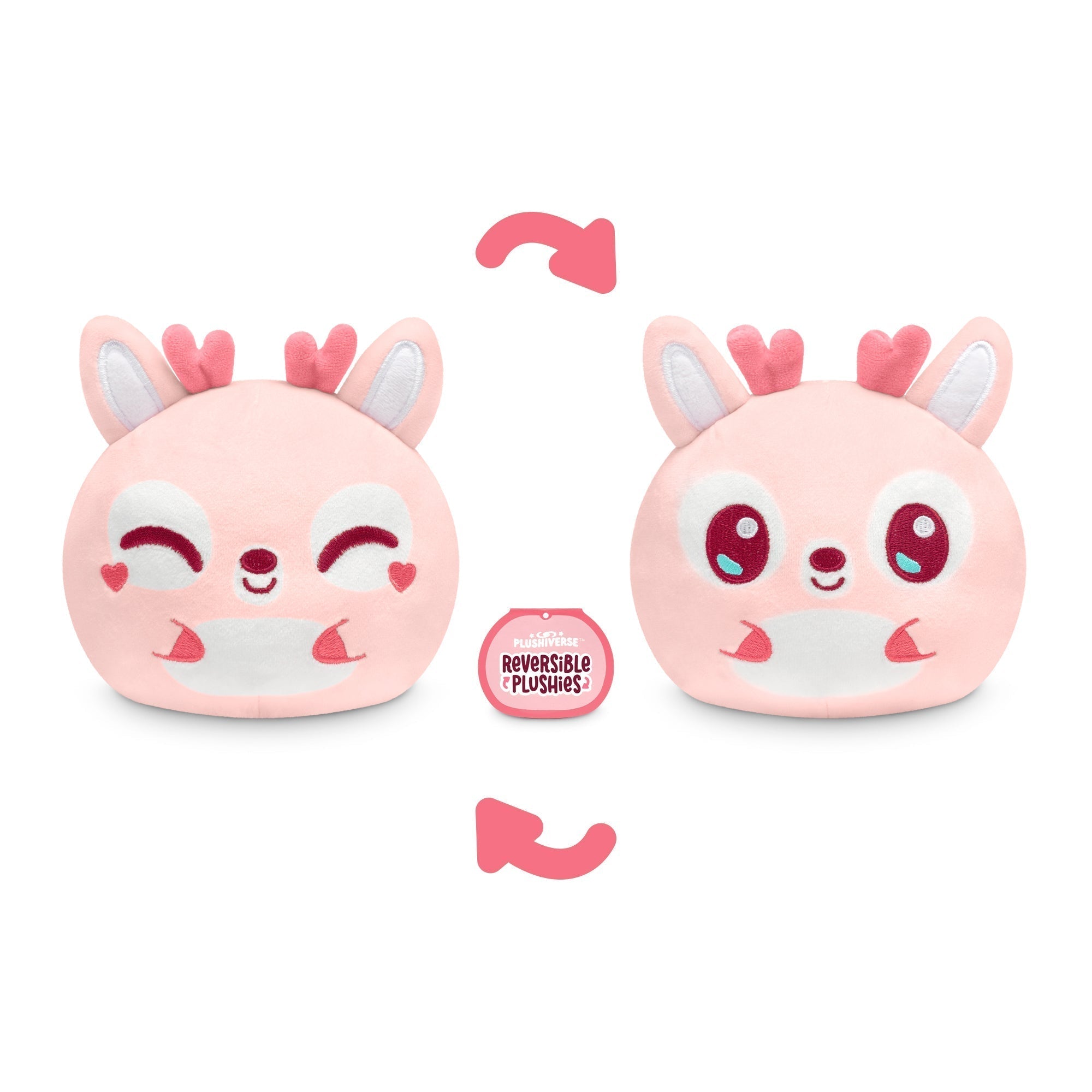 Plushiverse Deer-est Love 4" Reversible Plushie - Adult & Kids T-Shirts, Sweatshirts & Hoodies apparel design preview 1