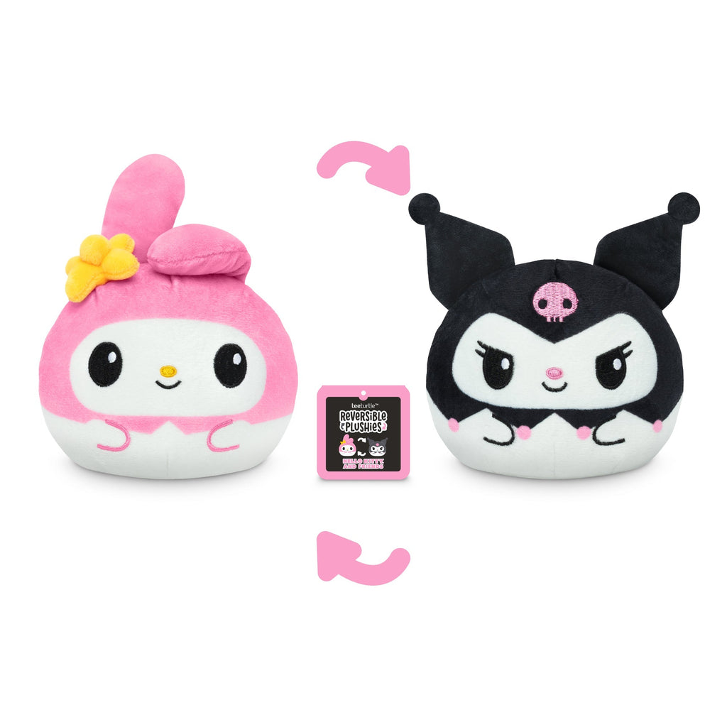 My Melody Kuromi 4" Reversible Plushie - Adult & Kids T-Shirts, Sweatshirts & Hoodies apparel design preview 1